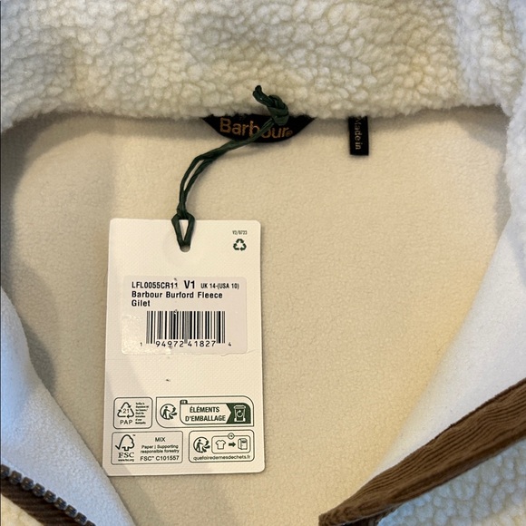 Barbour Burford Fleece Gilet - Picture 3 of 7